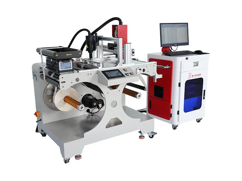 High Speed Intelligent Feeding Rewinding Machine &amp; Coding Inkjet UV Printing Machine